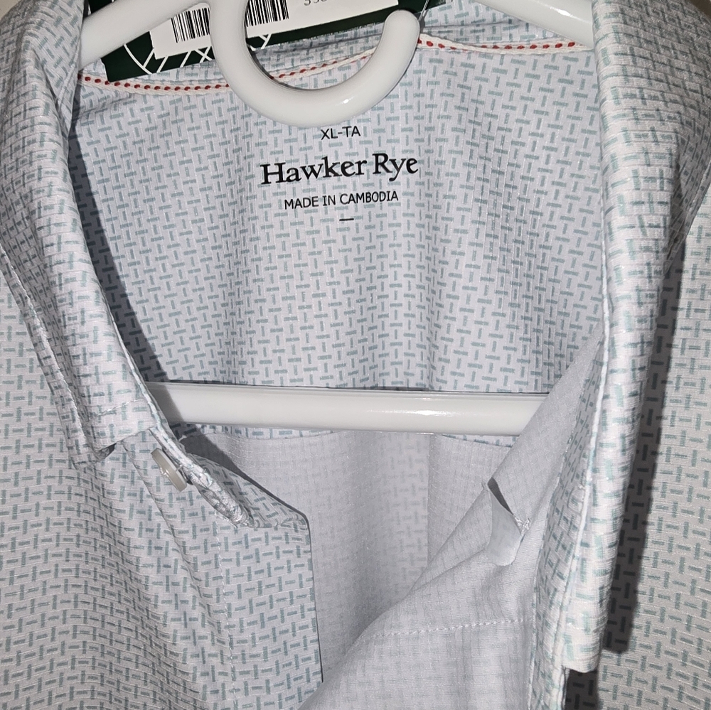 Men's Blue Patterned Casual Shirt